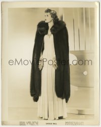 2a634 LUCILLE BALL 8x10.25 still 1940 glamorous full-length young portrait wearing fur!
