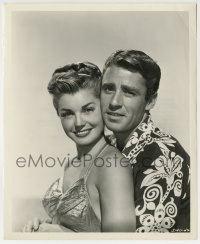 2a727 ON AN ISLAND WITH YOU 8.25x10 still 1948 romantic c/u of Esther Williams & Peter Lawford!