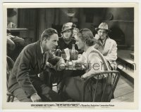 2a752 PETRIFIED FOREST 8x10.25 still 1936 close up of Leslie Howard & Bette Davis at table!