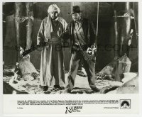 2a769 RAIDERS OF THE LOST ARK 8.25x10 still 1981 Harrison Ford & Rhys-Davies exit Well of Souls!