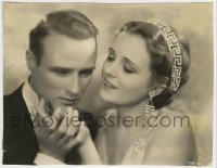 2a801 ROYAL BED 7.5x9.5 still 1931 romantic close up of pretty Mary Astor & Anthony Bushell!