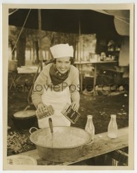 2a834 SMOKY candid 8x10.25 still 1933 Irene Bentley makes an enormous batch of mashed potatoes!