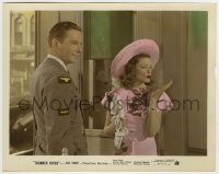 2a089 THUNDER BIRDS color-glos 8x10 still 1942 sexy Gene Tierney blowing a kiss by John Sutton!