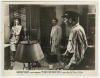 2a920 TO HAVE & HAVE NOT 8x10.25 still 1944 Marcel Dalio watches Humphrey Bogart watch Lauren Bacall