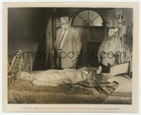 2a931 TOUCH OF EVIL 8.25x10 still 1958 Orson Welles astounded by doped up Janet Leigh on bed!