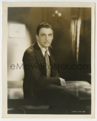 2a941 UPTOWN NEW YORK 8x10.25 still 1932 great seated portrait of young Leon Ames!