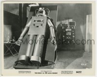 2a949 VAMPIRE'S COFFIN/ROBOT VS THE AZTEC MUMMY 8.25x10.25 still 1964 funky robot chained in lab!
