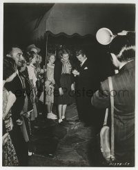 2a972 WHAT A LIFE candid 7.75x9.5 still 1939 Jackie Cooper signs autographs at premiere by McAlpin!
