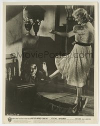 2a975 WHAT EVER HAPPENED TO BABY JANE? 8x10.25 still 1962 Bette Davis kicking Joan Crawford!