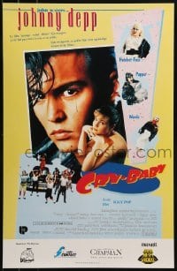 2b768 CRY-BABY Belgian 1990 directed by John Waters, Johnny Depp is a doll, Traci Lords!