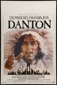 2b770 DANTON Belgian 1983 Andrzej Wajda, cool art of Gerard Depardieu by Landi!