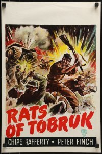 2b778 FIGHTING RATS OF TOBRUK Belgian 1955 the men who stopped Rommel, different ITK art!