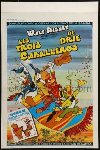 2b844 THREE CABALLEROS/WINNIE THE POOH & TIGGER TOO Belgian 1970s great art of Donald & gang!