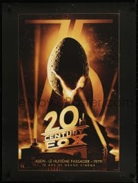 2b042 20TH CENTURY FOX 75TH ANNIVERSARY 24x32 French commercial poster 2010 image of Alien egg hatching!