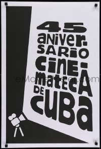 2b166 45 ANIVERSARIO DE LA CINEMATECA DE CUBA Cuban 2004 45 years of Cuban cinema, black & white art!