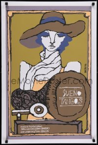 2b217 SUENO TANGOS Cuban 1992 Guillermo Centeno, artwork of woman sewing by Eduardo Munoz Bachs!