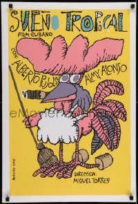 2b218 SUENO TROPICAL Cuban 1993 Miguel Torres, wacky artwork by Eduardo Munoz Bachs!