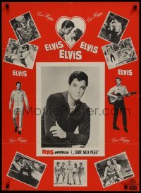 2b124 GIRL HAPPY Danish 1965 great image of Elvis Presley dancing, Shelley Fabares, rock & roll!