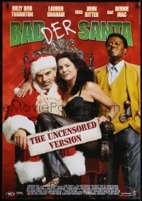 2b006 BAD SANTA Dutch 2004 Billy Bob Thornton, Mac, Christmas crime comedy, Badder, uncensored!