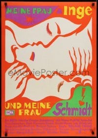 2b445 MY WIFE INGE & MY MISTRESS SCHMIDT East German 23x32 1985 Katrin Sass in the title role!