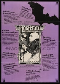 2b316 NOSFERATU THE VAMPYRE German reviews 1979 great Palladini artwork of monster!
