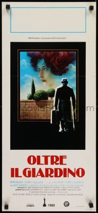 2b467 BEING THERE Italian locandina 1980 Sellers, directed by Hal Ashby. different art by Casaro!