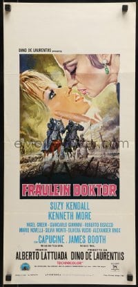 2b494 FRAULEIN DOKTOR Italian locandina 1969 Suzy Kendall, World War I, Mos artwork!