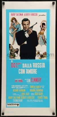 2b496 FROM RUSSIA WITH LOVE Italian locandina R1970s Sean Connery is Ian Fleming's James Bond!
