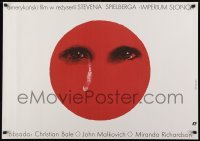 2b559 EMPIRE OF THE SUN Polish 26x38 1989 Stephen Spielberg, 1st Christian Bale, Pagowski art!