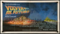2b012 BACK TO THE FUTURE South American 1985 massively rearranged and trimmed w/no Michael J. Fox!