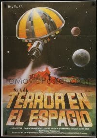 2b021 PLANET OF THE VAMPIRES Spanish R1979 Mario Bava sci-fi/horror, different art by I.N. Heleme!