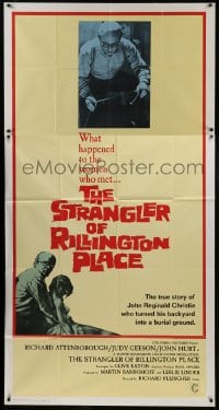 2c589 10 RILLINGTON PLACE int'l 3sh 1971 The Strangler of Rillington Place, Christie sex-murders!