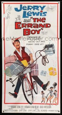 2c694 ERRAND BOY 3sh 1962 screwball Jerry Lewis breaks up Hollywood inside-out & funny-side up!