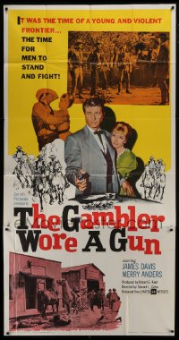 2c718 GAMBLER WORE A GUN 3sh 1961 Jim Davis, Merry Anders, the time for men to stand & fight!