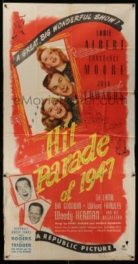 2c743 HIT PARADE OF 1947 3sh 1947 Eddie Albert, Constance Moore, Joan Edwards, Woody Herman