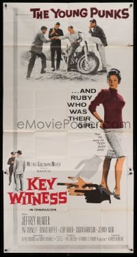 2c765 KEY WITNESS 3sh 1960 motorcycle punk Dennis Hopper & Pat Crowley who was their girl!
