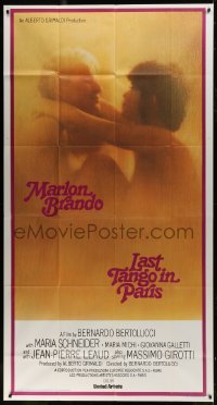2c775 LAST TANGO IN PARIS int'l 3sh 1973 Marlon Brando, Maria Schneider, Bernardo Bertolucci