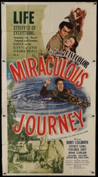 2c809 MIRACULOUS JOURNEY 3sh 1948 Rory Calhoun, Audrey Long, revealing secret longings & emotions!