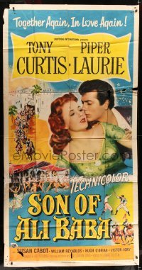 2c900 SON OF ALI BABA 3sh 1952 sensational stars Tony Curtis & sexy Piper Laurie together again!