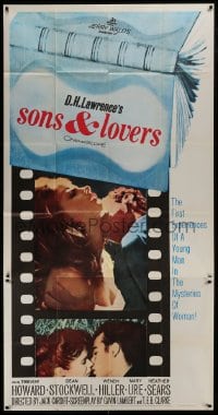 2c904 SONS & LOVERS 3sh 1960 from D.H. Lawrence's novel, Dean Stockwell & sexy Mary Ure!