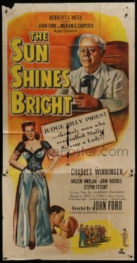 2c922 SUN SHINES BRIGHT 3sh 1953 Charles Winninger, Irvin Cobb stories adapted by John Ford!
