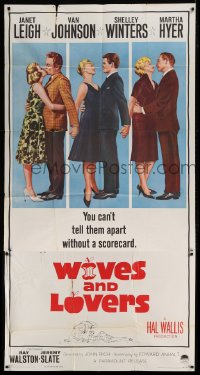 2c987 WIVES & LOVERS 3sh 1963 Janet Leigh, Van Johnson, Shelley Winters, Martha Hyer
