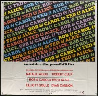 2c308 BOB & CAROL & TED & ALICE int'l 6sh 1969 Natalie Wood, Elliott Gould, Dyan Cannon, Robert Culp