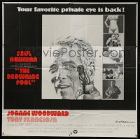 2c325 DROWNING POOL int'l 6sh 1975 Paul Newman is back as your favorite private eye Lew Harper!