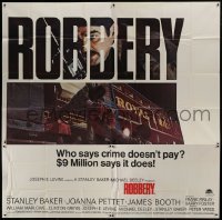2c400 ROBBERY 6sh 1967 Stanley Baker, Peter Yates, 26 men took 25 minutes to steal 10 million!
