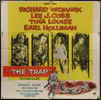 2c434 TRAP 6sh 1959 Richard Widmark, Lee J. Cobb, sexy Tina Louise, Earl Holliman, film noir!
