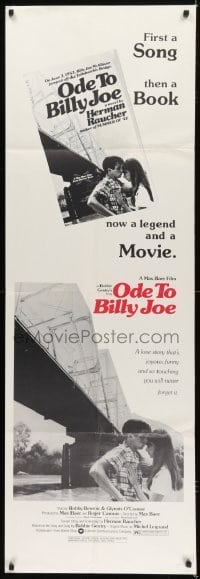 2c030 ODE TO BILLY JOE door panel 1976 first a song, then a book, now a legend and a movie!