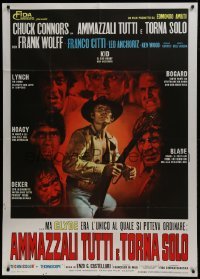 2c519 KILL THEM ALL & COME BACK ALONE Italian 1p 1970 Chuck Connors spaghetti western!