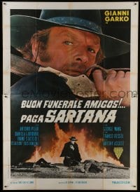 2c178 HAVE A GOOD FUNERAL MY FRIEND SARTANA WILL PAY Italian 2p 1970 cool spaghetti western image!