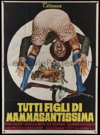 2c195 ITALIAN GRAFFITI Italian 2p 1973 Italian spoof comedy about the Roaring '20s, wacky art!